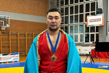 Фотография к новости: Казахстанский гвардеец стал чемпионом мира по самбо