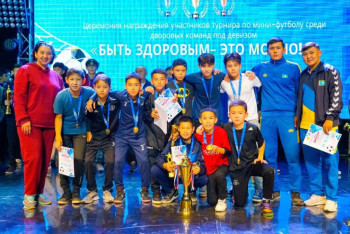 Турнир по футболу среди дворовых команд прошел в Астане