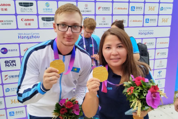 Фотография к новости: Чуть не побили мировой рекорд: Асем Орынбай и Эдуард Ещенко рассказали о победе на Азиаде