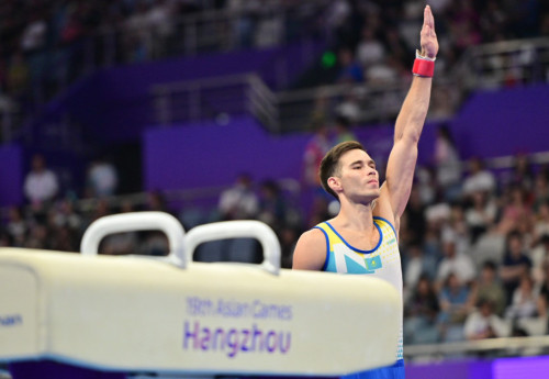 Фотография к новости: Казахстанский гимнаст завоевал медаль на Азиатских играх