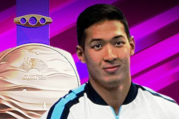 Фотография к новости: Пловец Адильбек Мусин стал двукратным призёром Азиады