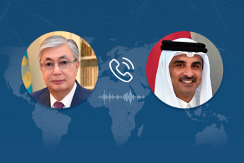 Фотография к новости: Перспективы углубления сотрудничества обсудил Токаев с эмиром Катара