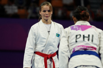 Казахстанская джитсерка взяла серебро на Азиаде