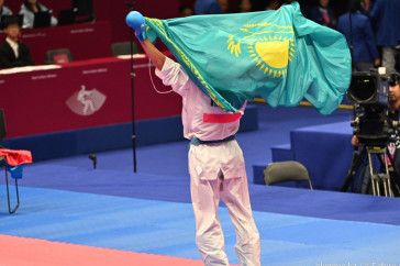 Фотография к новости: Каратист Кайсар Алпысбай завоевал "золото" на Азиатских играх в Ханчжоу