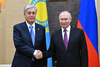 Фотография к новости: Токаев и Путин провели переговоры