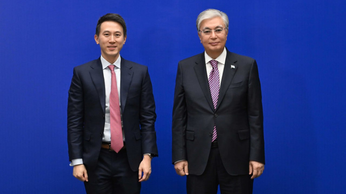 Гендиректор TikTok рассказал Токаеву о возможностях платформы