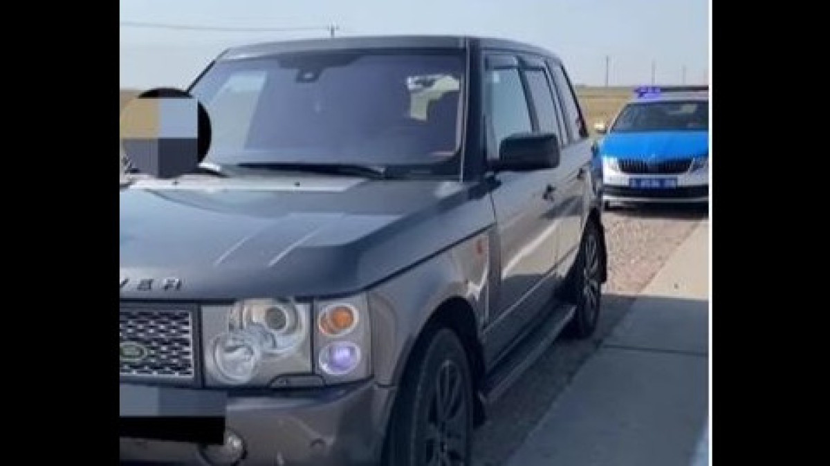 скриншот с видео/instagram.com/zhambyl_police
