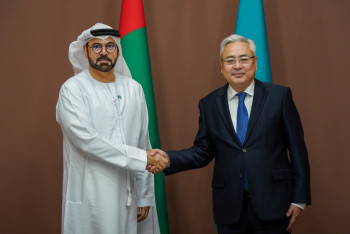 Фотография к новости: Новые цифровые решения презентовал казахстанским коллегам министр из ОАЭ