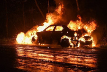 Фотография к новости: В Семее взорвался легковой автомобиль