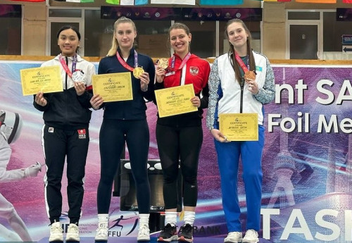 Фотография к новости: Казахстанка стала призёром международного турнира по фехтованию в Ташкенте