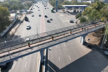 Ерболат Досаев проверил, как в рамках "Бюджета народного участия" идёт ремонт моста в Алматы