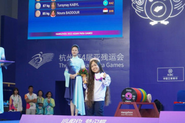 Фотография к новости: Турсынай Кабыл взяла "серебро" по пара пауэрлифтингу в Ханчжоу