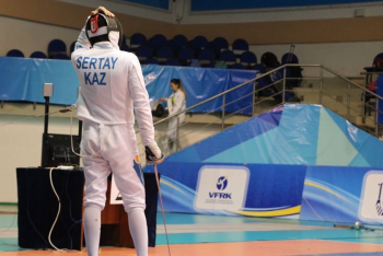 Фотография к новости: Чемпион Азиады Ерлик Сертай рассказал, как фехтование изменило его жизнь