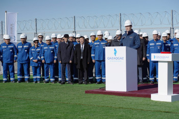 В Мангистау запустили вторую нитку магистрального газопровода "Бейнеу-Жанаозен"