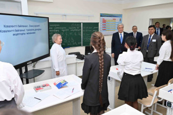 Фотография к новости: Касым-Жомарт Токаев посетил несколько социальных объектов в Уштобе