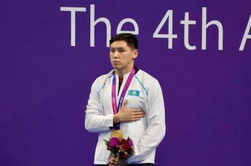 Фотография к новости: Казахстанский пловец стал двукратным чемпионом Азиатских пара игр