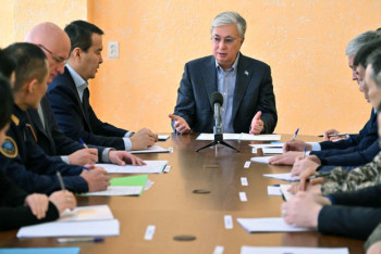 Фотография к новости: Авария на шахте: Токаев провел заседание оперативного штаба