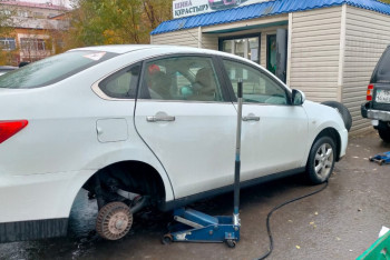 Фотография к новости: Первый снег вызвал ажиотаж на шиномонтажных в Павлодарской области