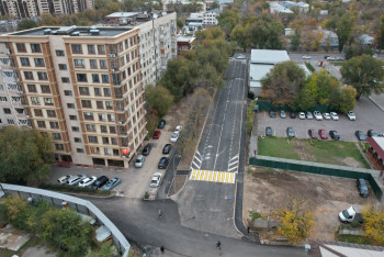 В Алматы завершена пробивка улицы Айтеке би