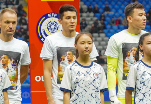 Фотография к новости: Поправляйся, капитан: игроки "Ордабасы" сделали красивый жест