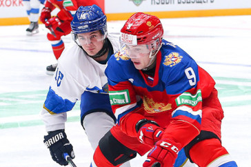 Фотография к новости: Драку на льду устроили хоккеисты сборных Казахстана и России