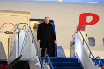 Фотография к новости: Владимир Путин прибыл в Астану