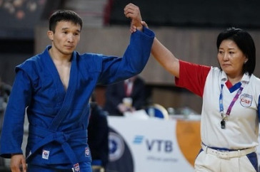 Фотография к новости: Казахстанец завоевал медаль чемпионата мира по самбо