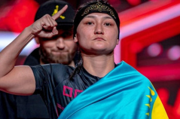 Фотография к новости: Восходящая звезда казахстанского ММА завоевала титул