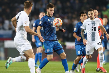 Сборная Казахстана по футболу уступила Словении