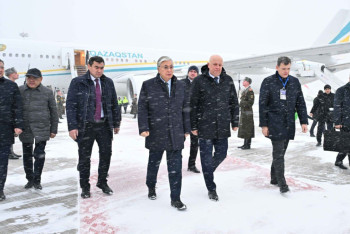 Фотография к новости: Как встретили Касым-Жомарта Токаева в Минске