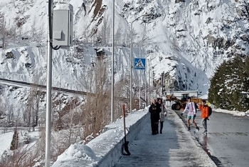 Камеры "Сергек" установили на дороге Медеу — Шымбулак