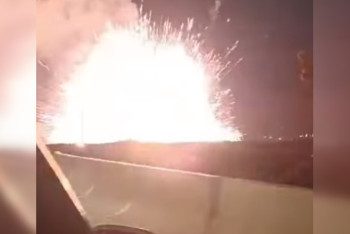 Грузовик с пиротехникой взорвался в Кыргызстане, есть погибший