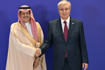 Фотография к новости: Президент Казахстана встретился с председателем совета директоров ACWA Power