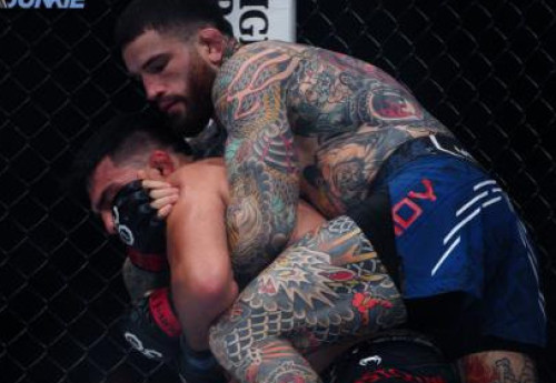 Фотография к новости: Несостоявшегося топ-соперника Шавката Рахмонова эффектно избили в UFC