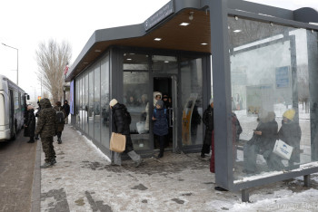 В Астане задерживаются автобусы, приостановлены пригородные маршруты