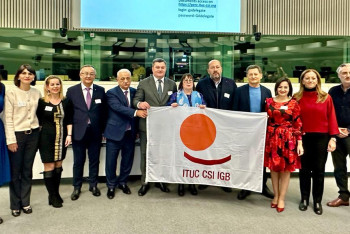 Фотография к новости: Сатыбалды Даулеталин вошёл в руководство Всеевропейского регионального совета конфедерации профсоюзов