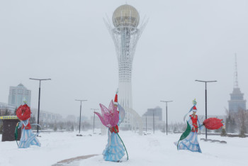 Фотография к новости: Выезд из Астаны закрыли для общественного и грузового транспорта
