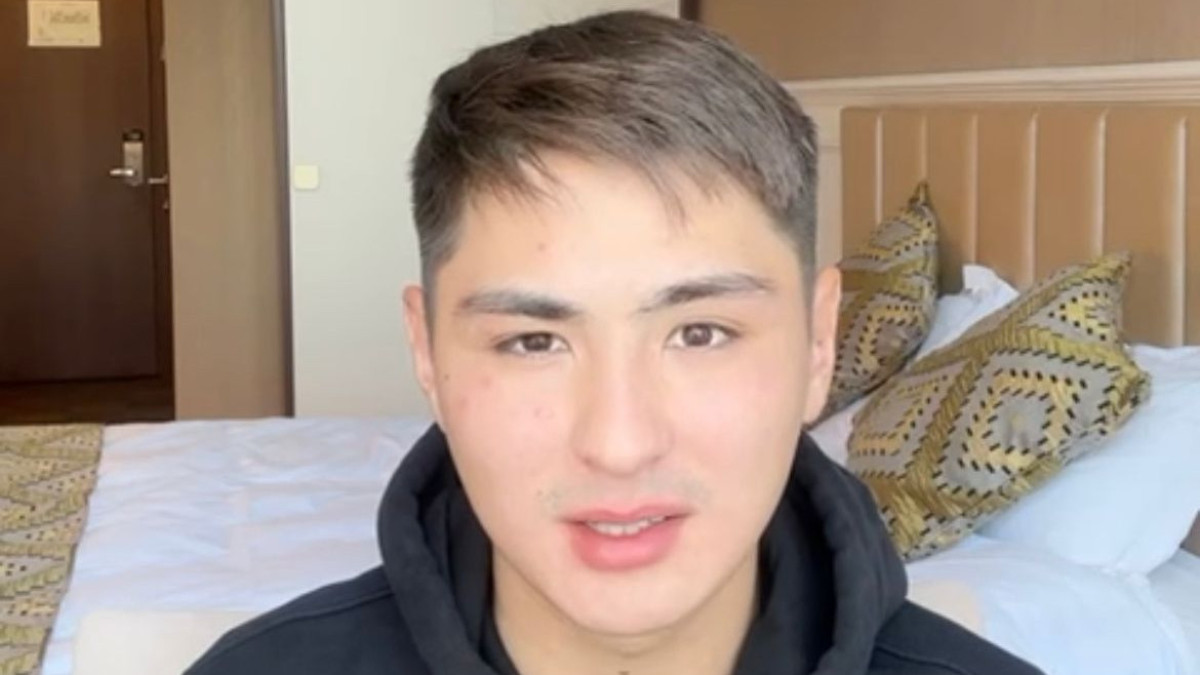скриншот видео Instagram/olzhas_berkinbayev