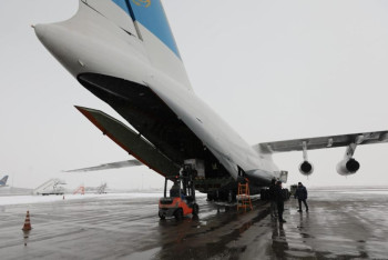 Фотография к новости: Казахстан отправил гуманитарный груз в Палестину