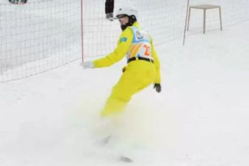 Фотография к новости: Казахстанка победила на этапе Кубка Европы по фристайл-акробатике