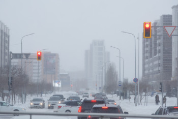 Фотография к новости: В Казахстане ограничили движение на 46 участках автодорог