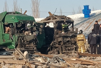 Фотография к новости: Взрыв в Костанае: в ДЧС опровергли информацию о погибшем под завалами