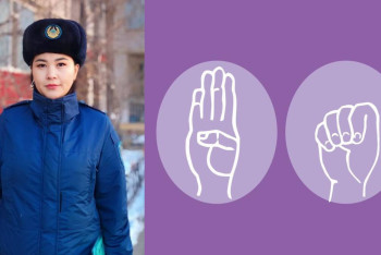 Жестом подал сигнал о помощи: полицейский спасла парня в Актобе