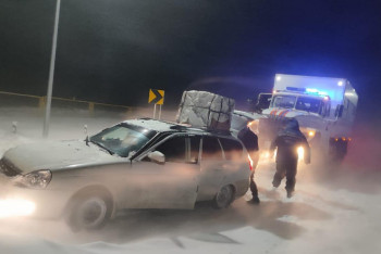 Фотография к новости: Более 140 человек спасли от мороза в Казахстане за один день - МЧС