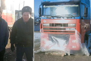 Иностранца-дальнобойщика спасла семья казахстанского полицейского