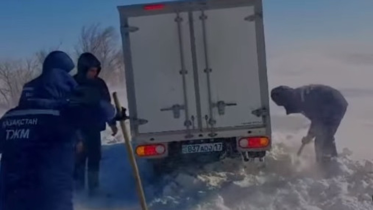 скриншот с видео ДЧС Туркестанской области