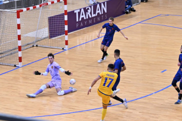 Фотография к новости: Сборная Казахстана по футзалу выиграла у Нидерландов со счётом 2:0