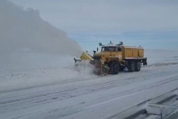 Фотография к новости: Ветер стих: В КазАвтоЖоле рассказали о ситуации на трассах в Жамбылской области