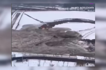 Ледово-водный паводок произошёл в реке Есентай в Алматы