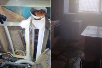 Потоп из-за треснувшей батареи произошёл в актауской многоэтажке